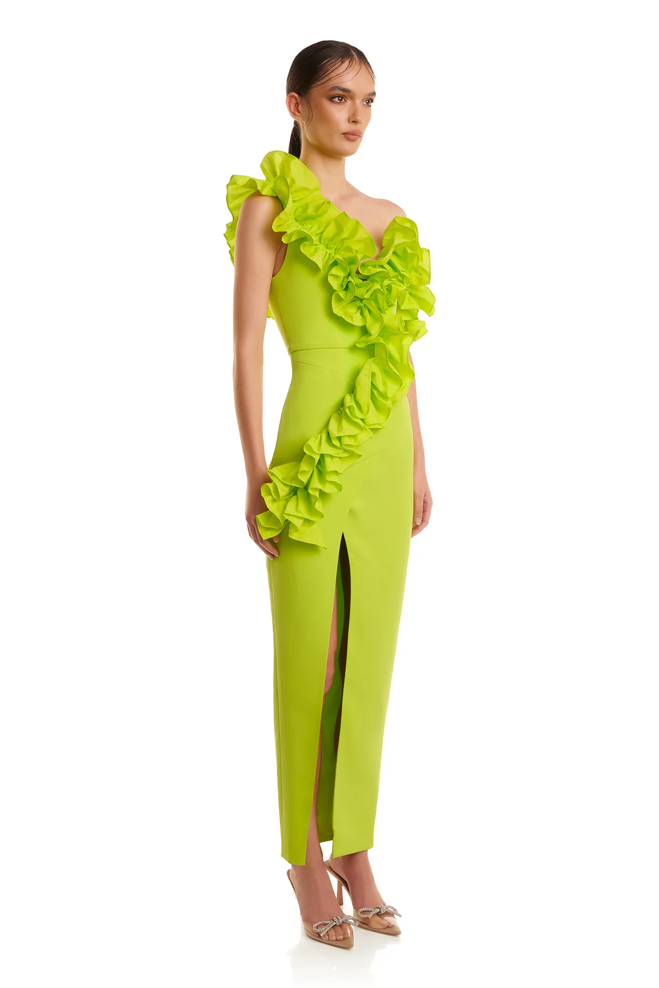 Rosanna Dress - Lime - Image 6