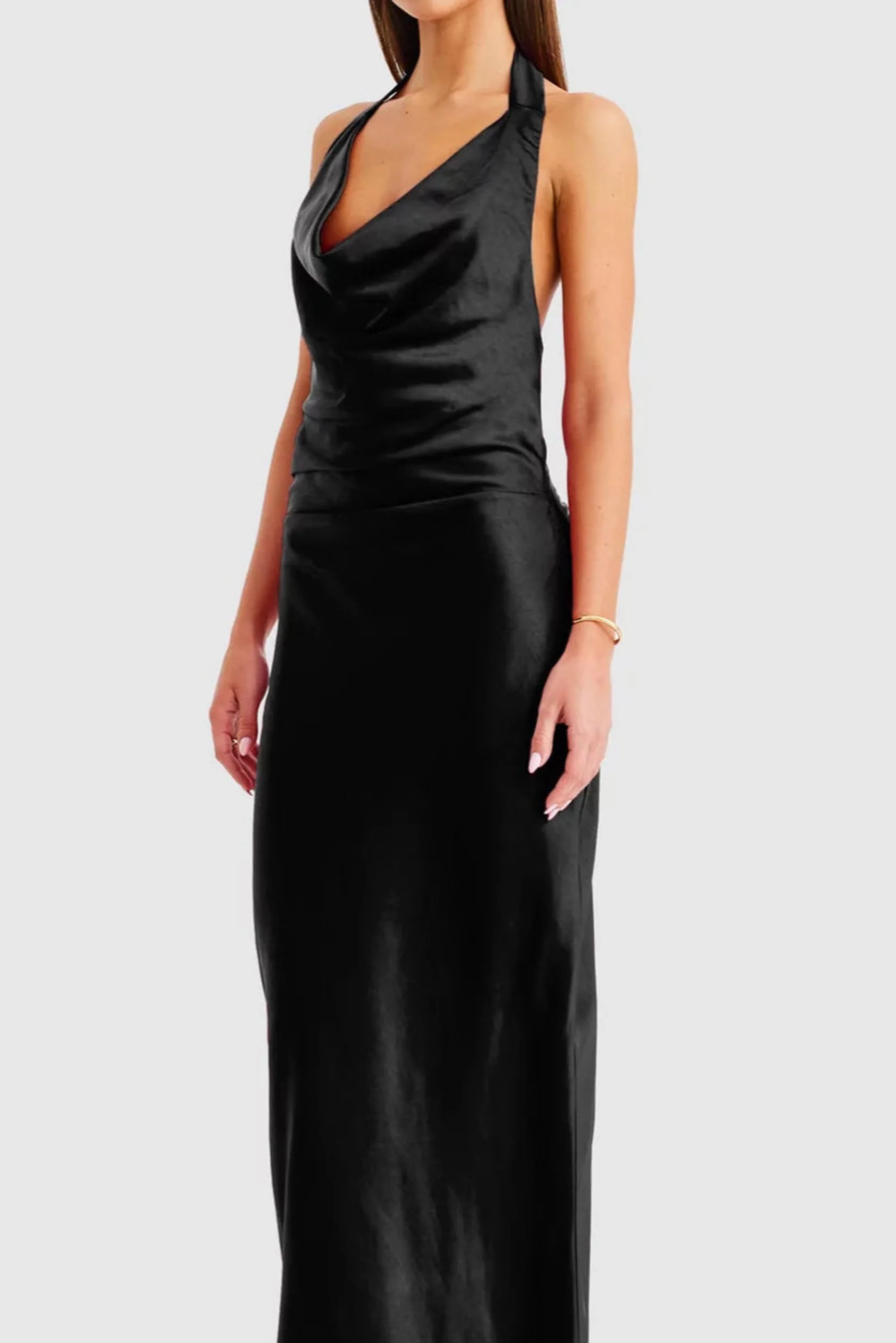 Rosanna Maxi Dress - Black - Image 5