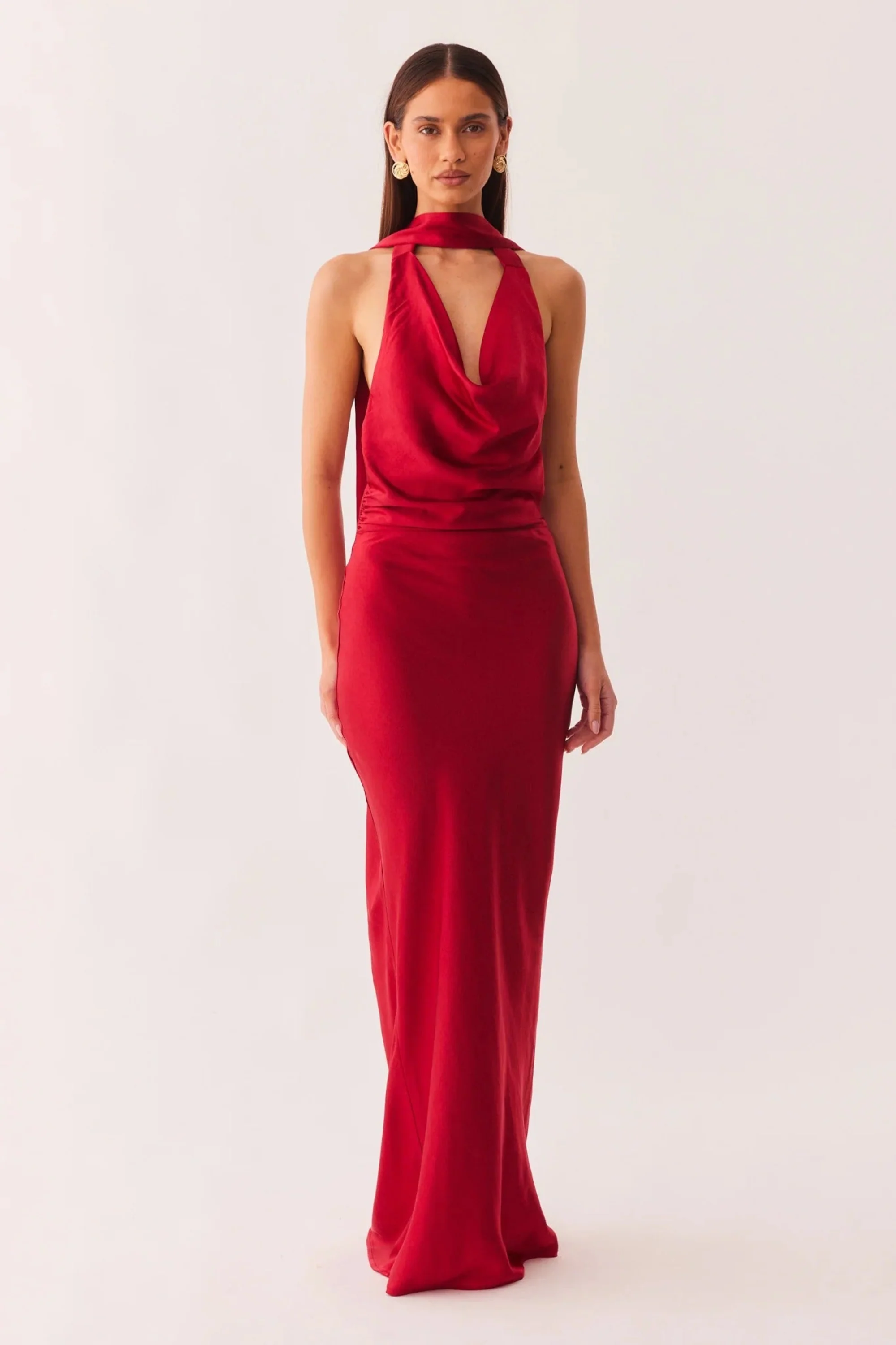 Rosanna Maxi Dress - Red