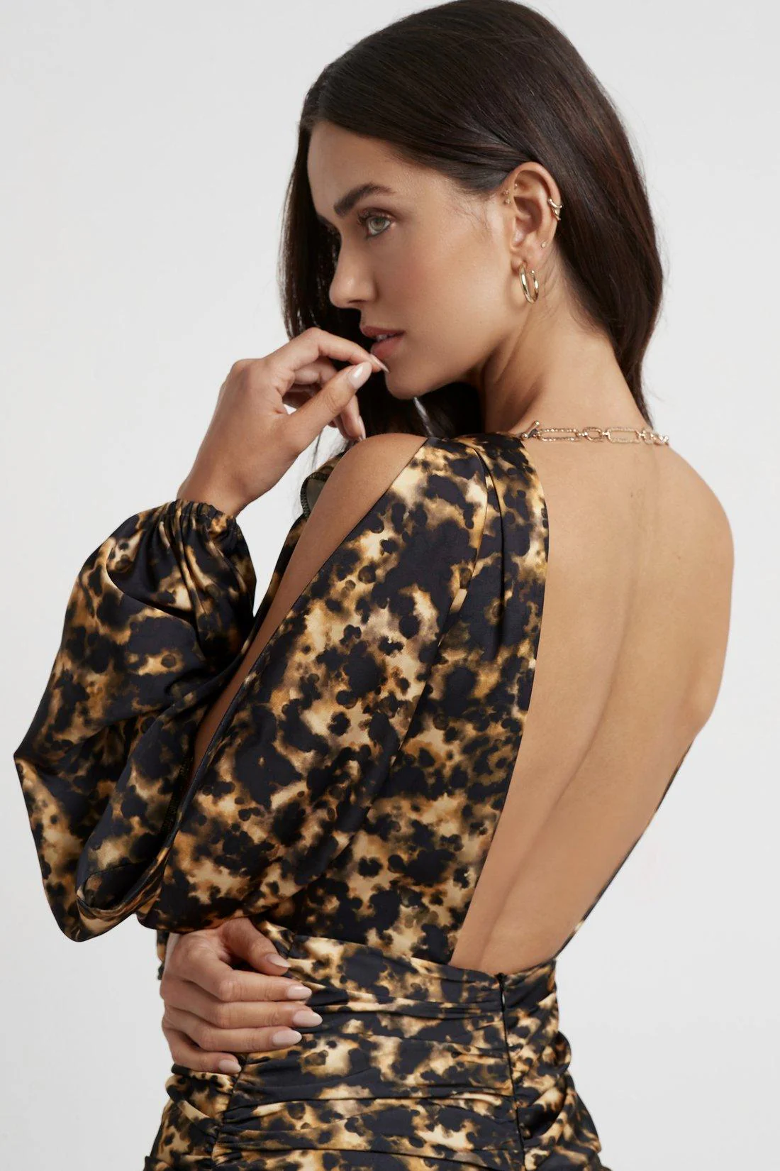 Rosario Dress - Honey Ink Print - Image 4