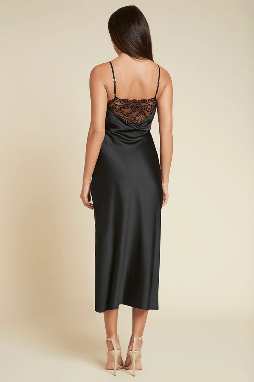 Sabell Midi Dress - Black - Image 2