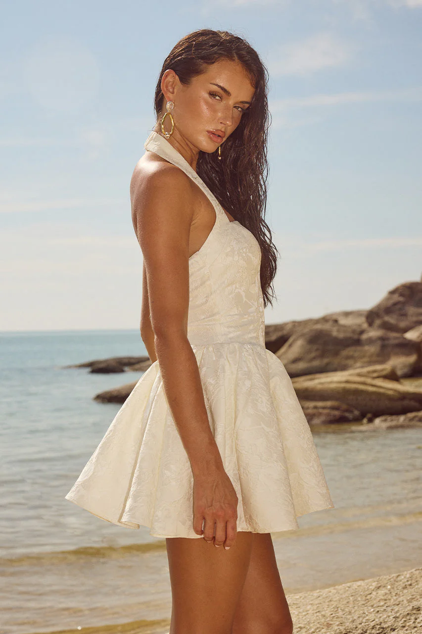 Sabina Mini Dress - Ivory - Image 4