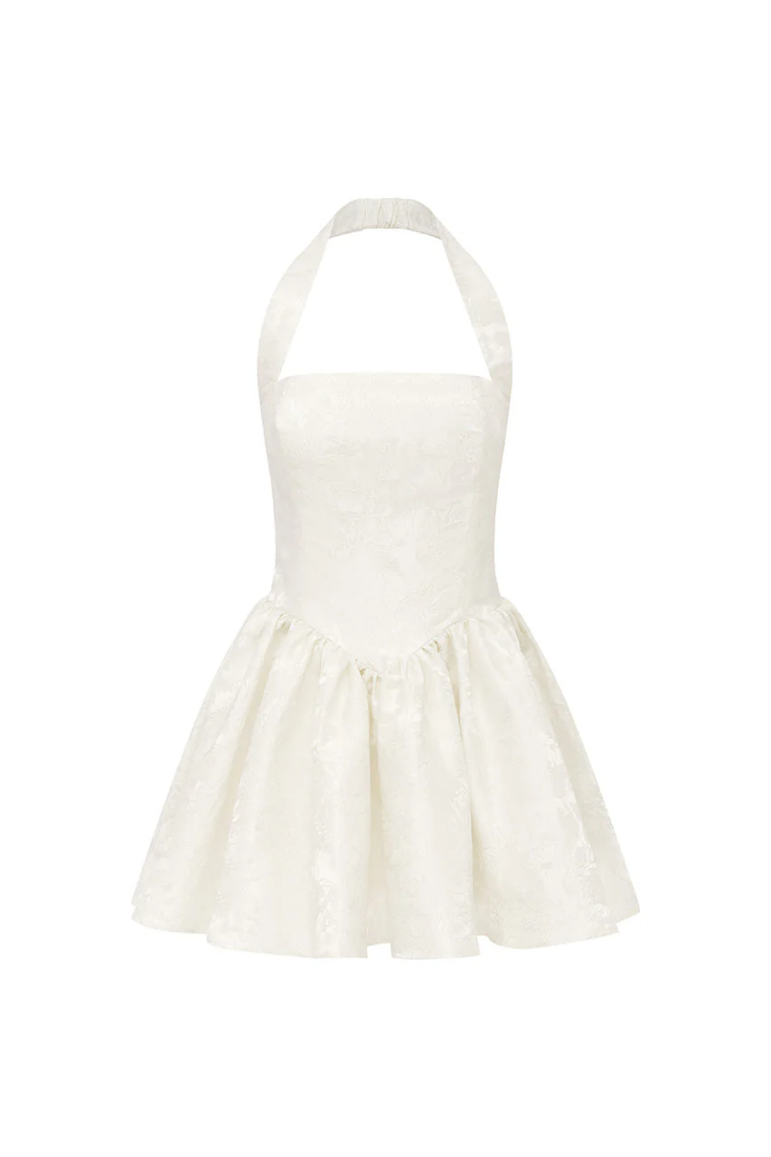 Sabina Mini Dress - Ivory - Image 5