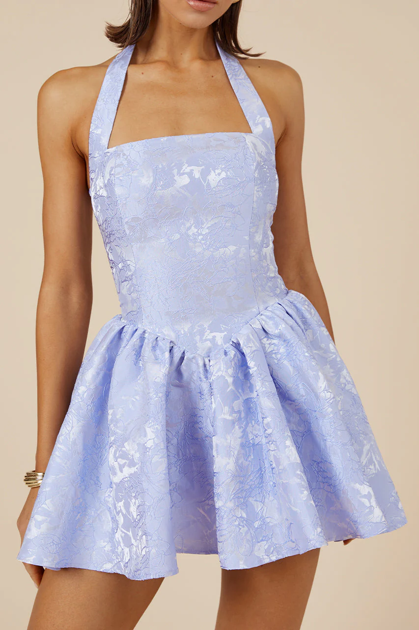 Sabina Mini Dress - Periwinkle - Image 5