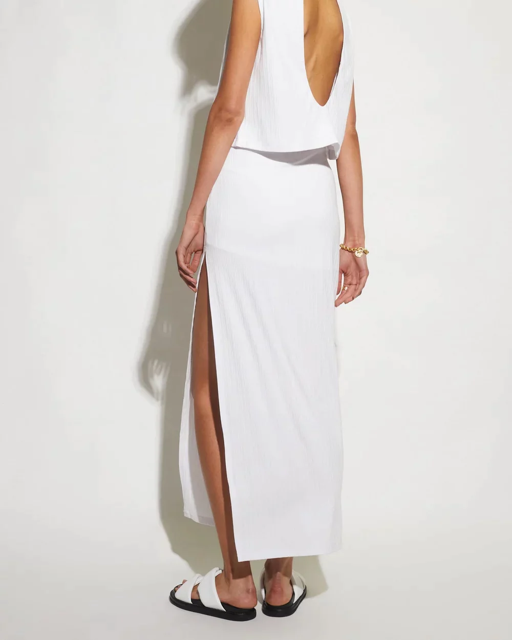 Sage Skirt - White - Image 4