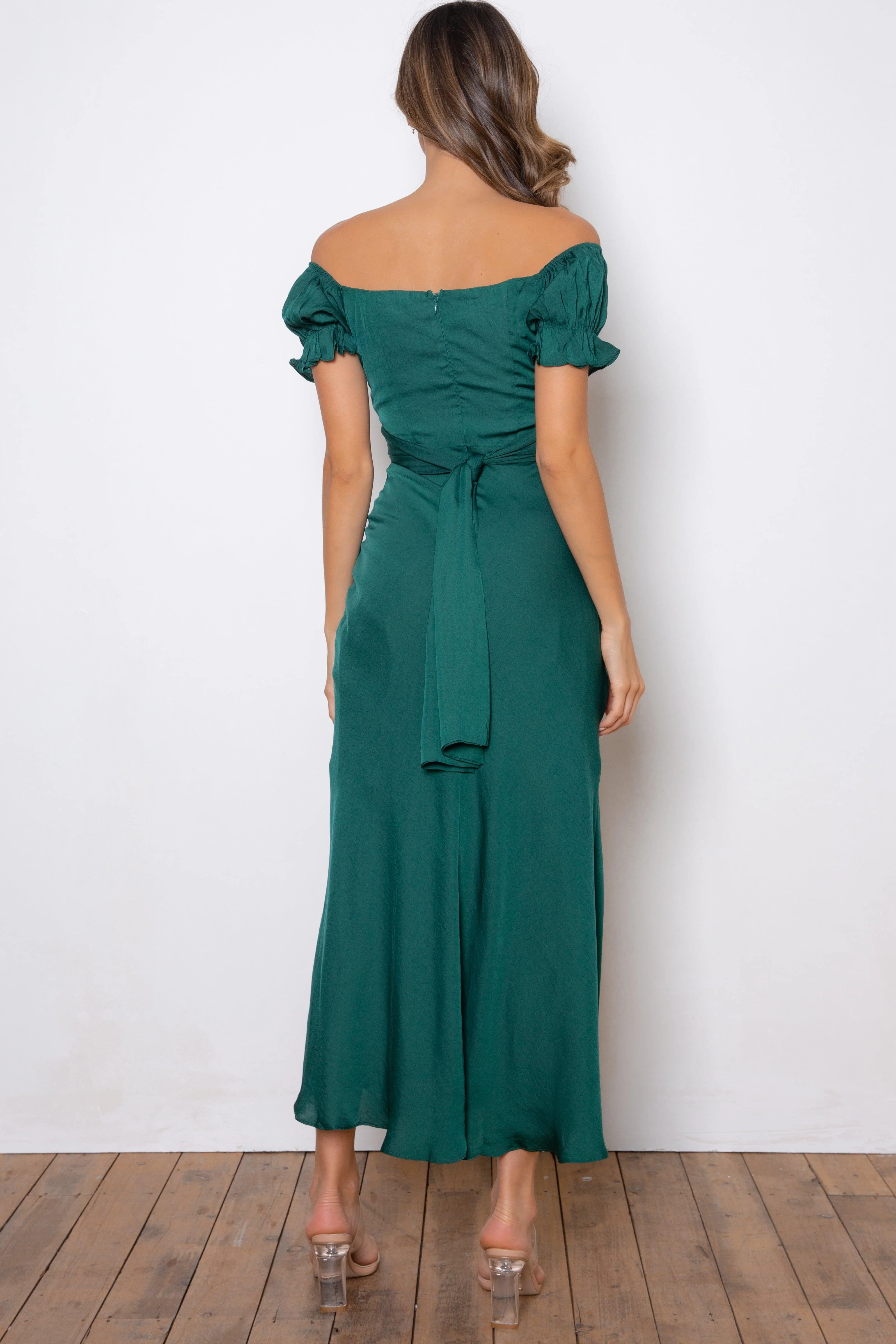 Samantha Dress - Forest Green - Image 5