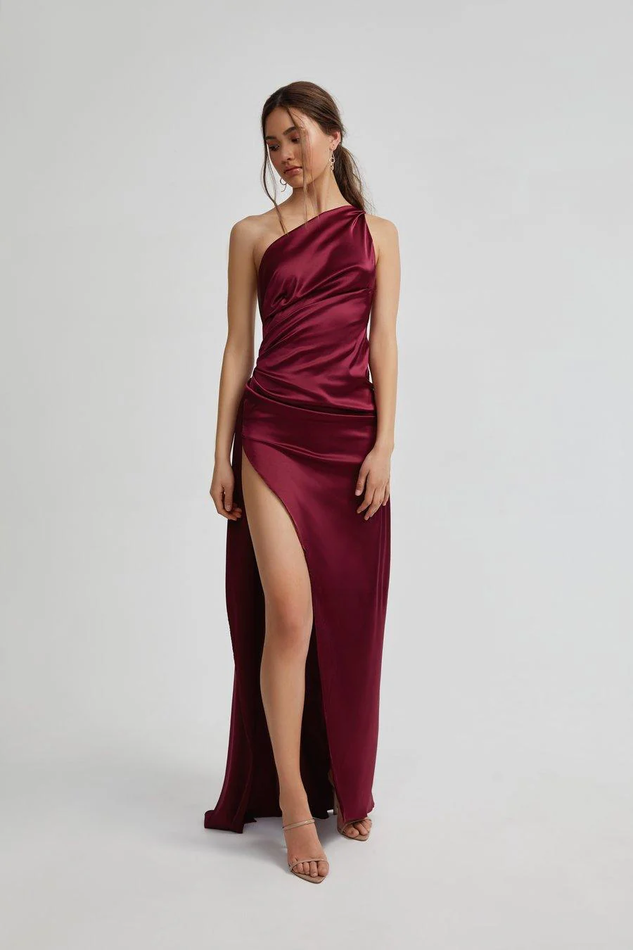 Samira Dress - Burgundy - Image 4