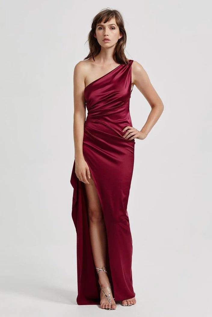 Samira Dress - Burgundy - Image 6