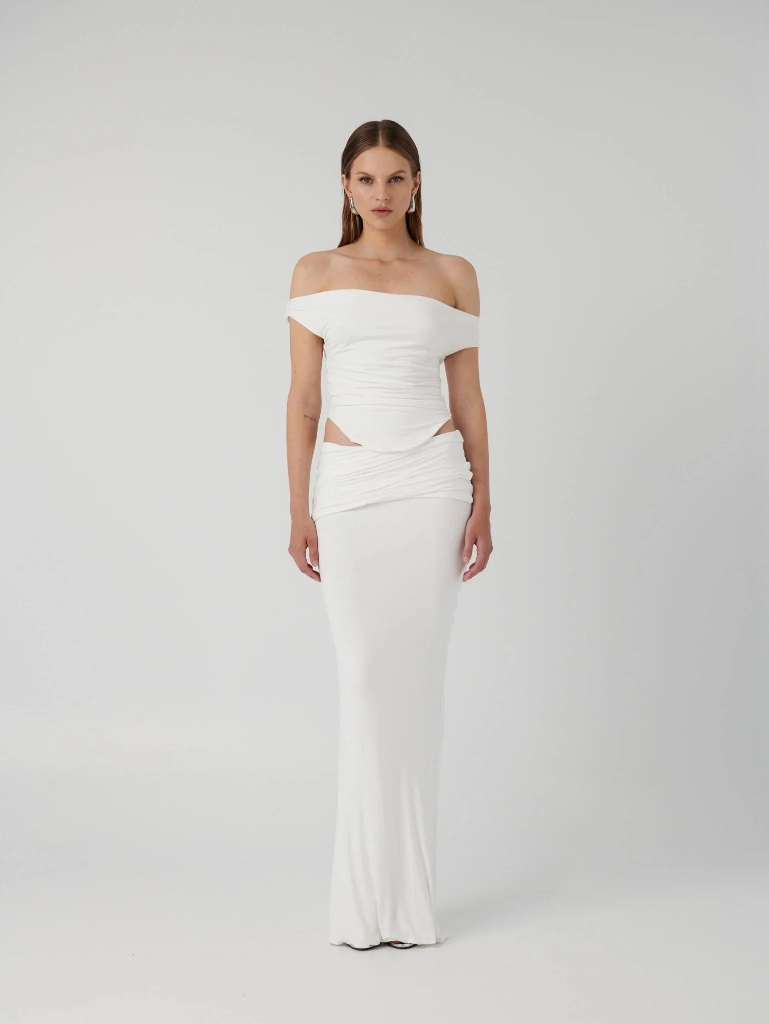 Samira Maxi Skirt - Vanilla - Image 5