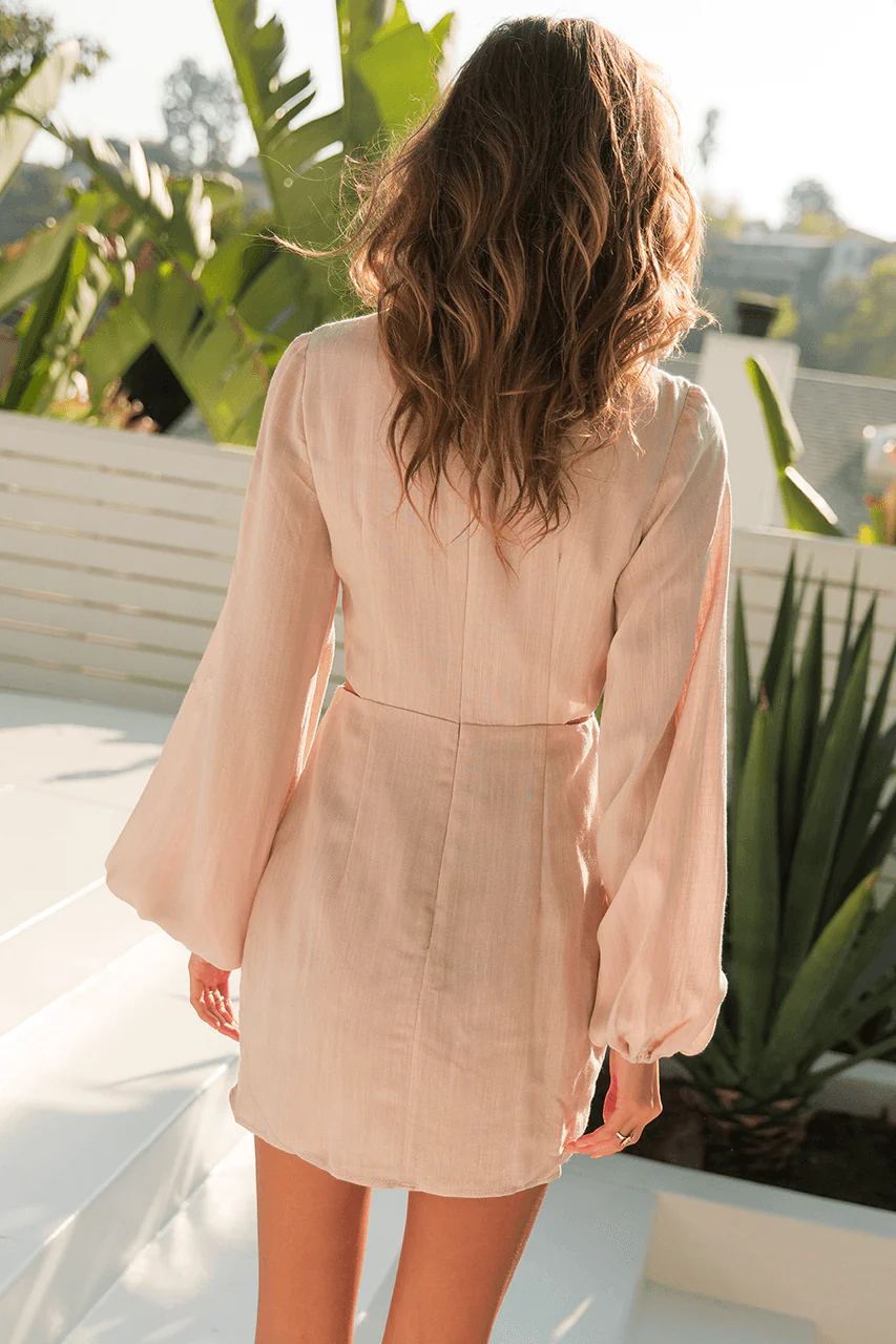 Sandy Mini Dress - Sand - Image 2