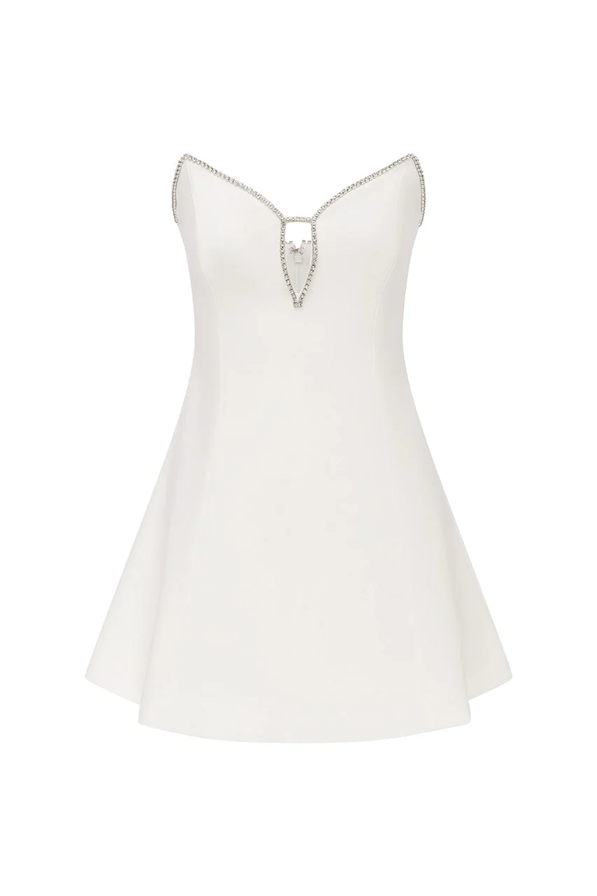 Sephora Mini Dress - Ivory - Image 6