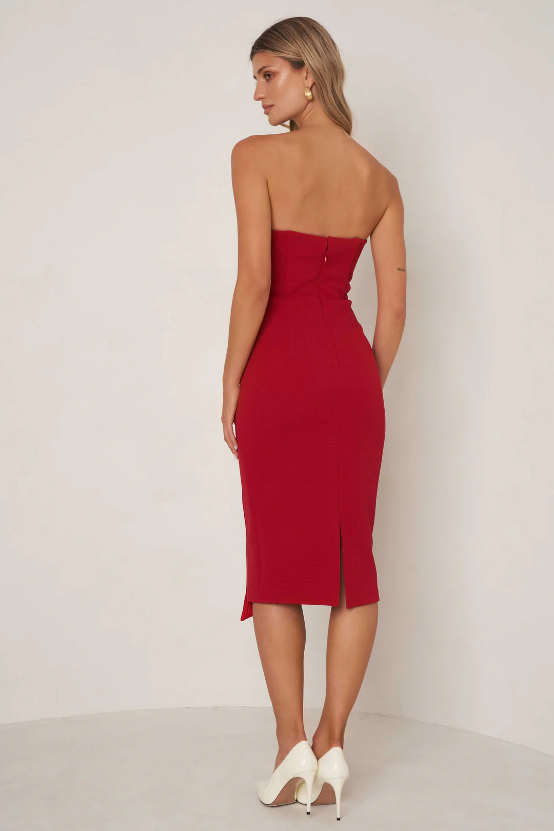 Sara Dress - Red - Image 3