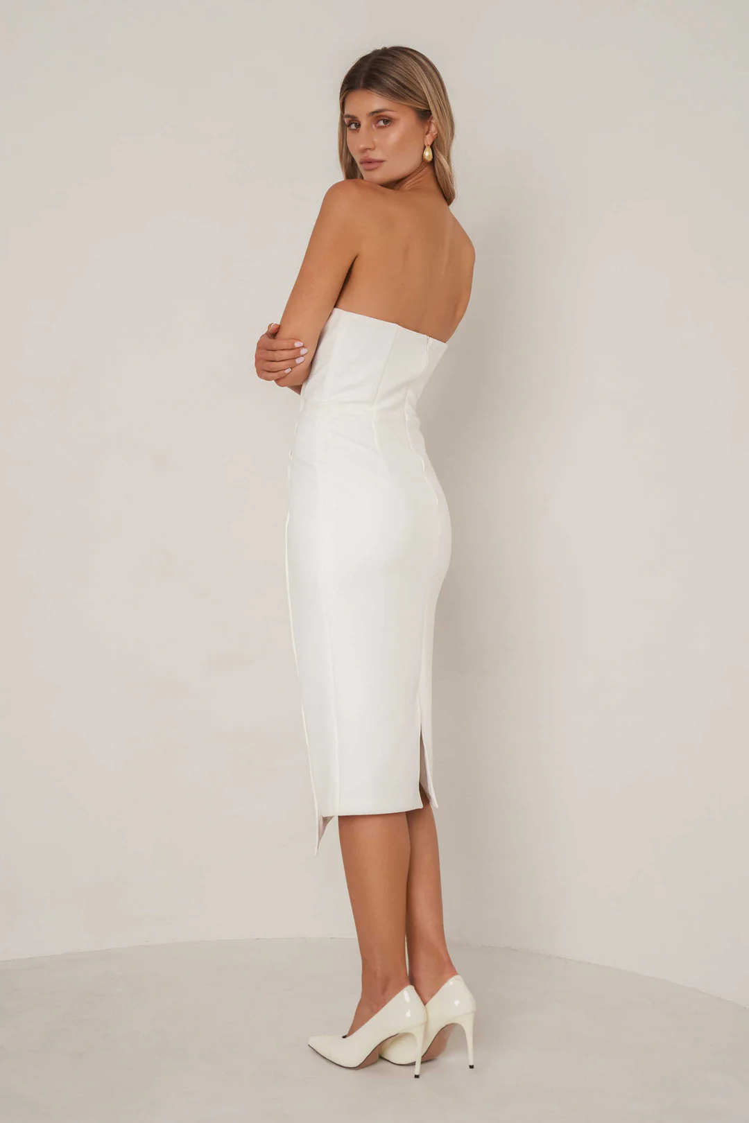Sara Dress - White - Image 2