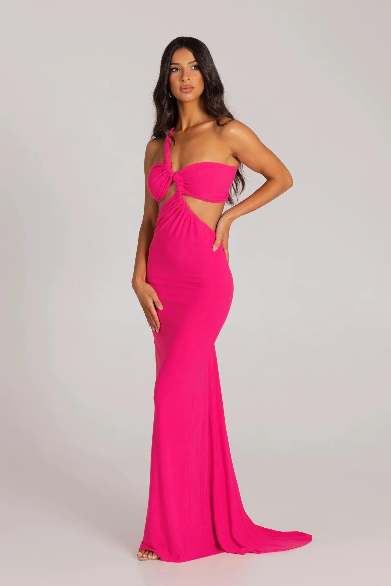 Sari Gown - Fuchsia - Image 7