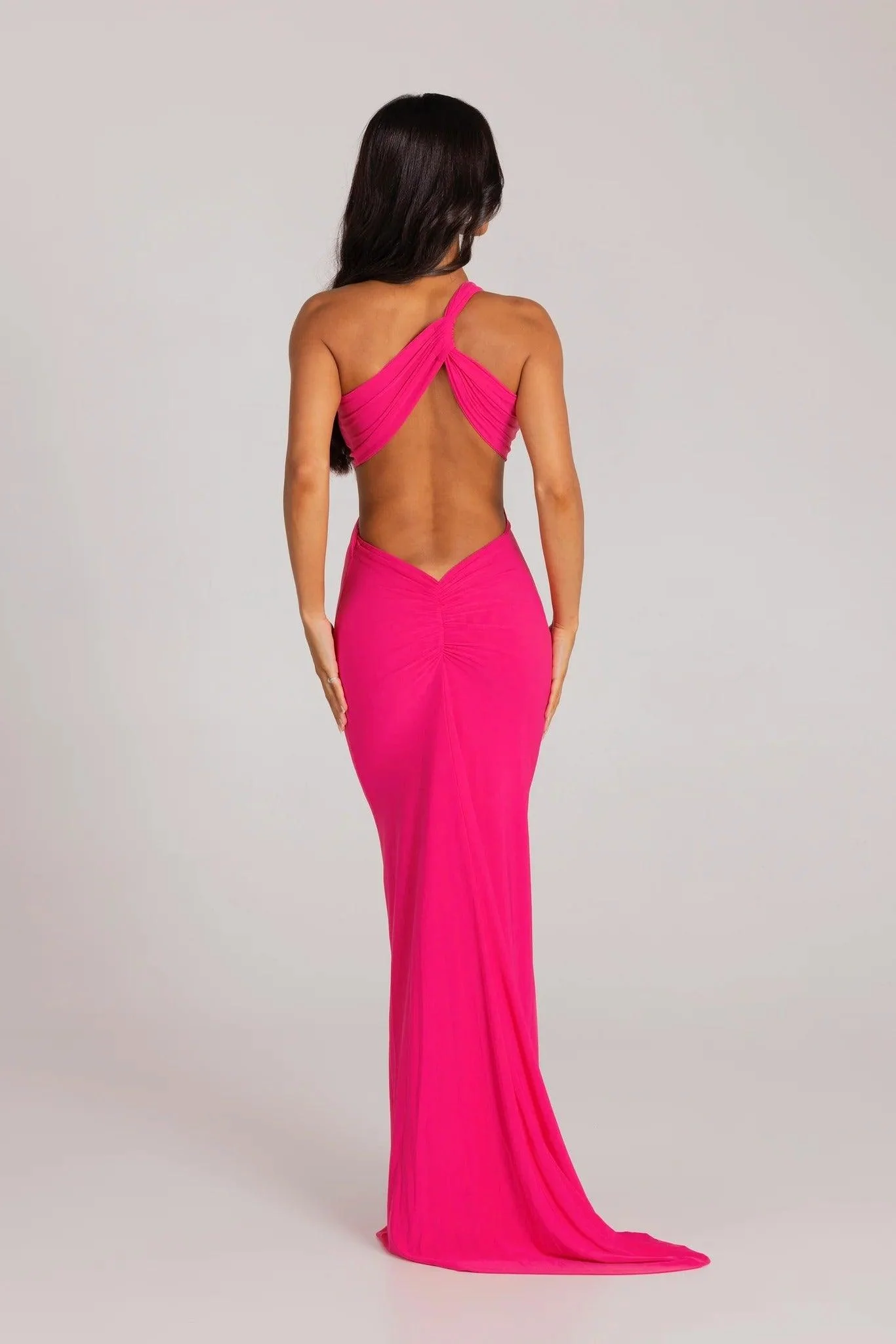 Sari Gown - Fuchsia - Image 9
