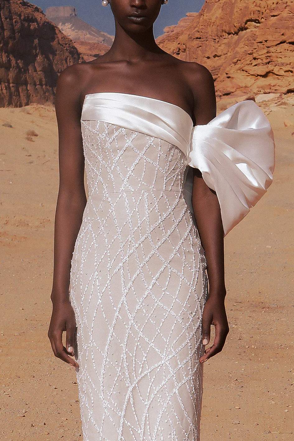Satari Gown - White - Image 3