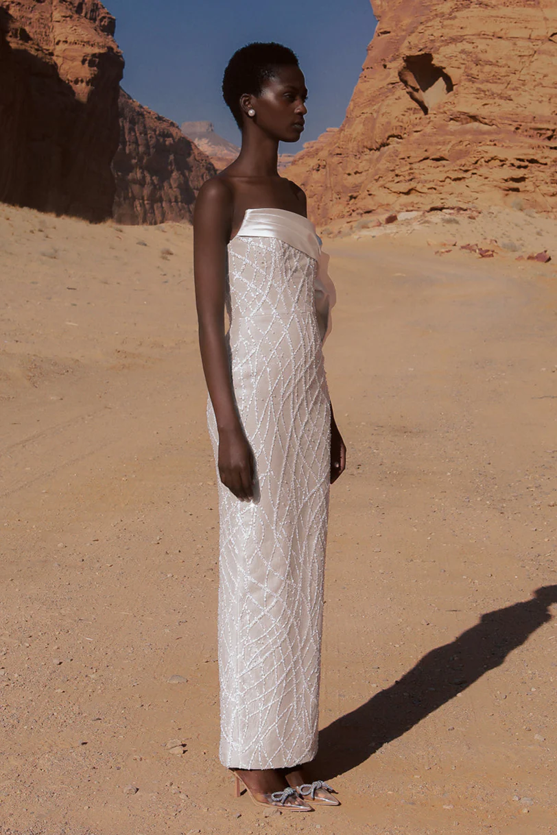 Satari Gown - White - Image 4