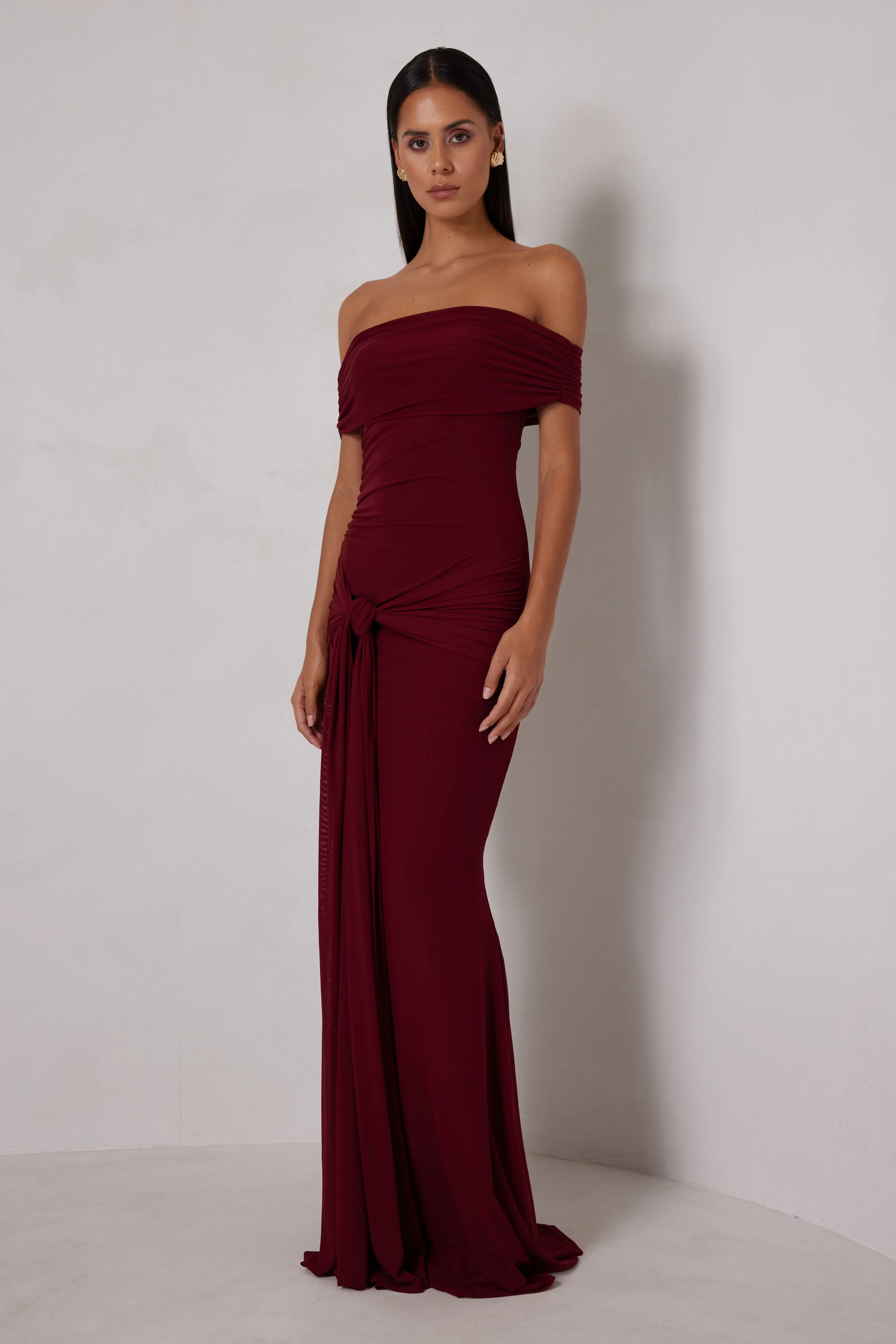 Saylor Dress - Wine - Image 3
