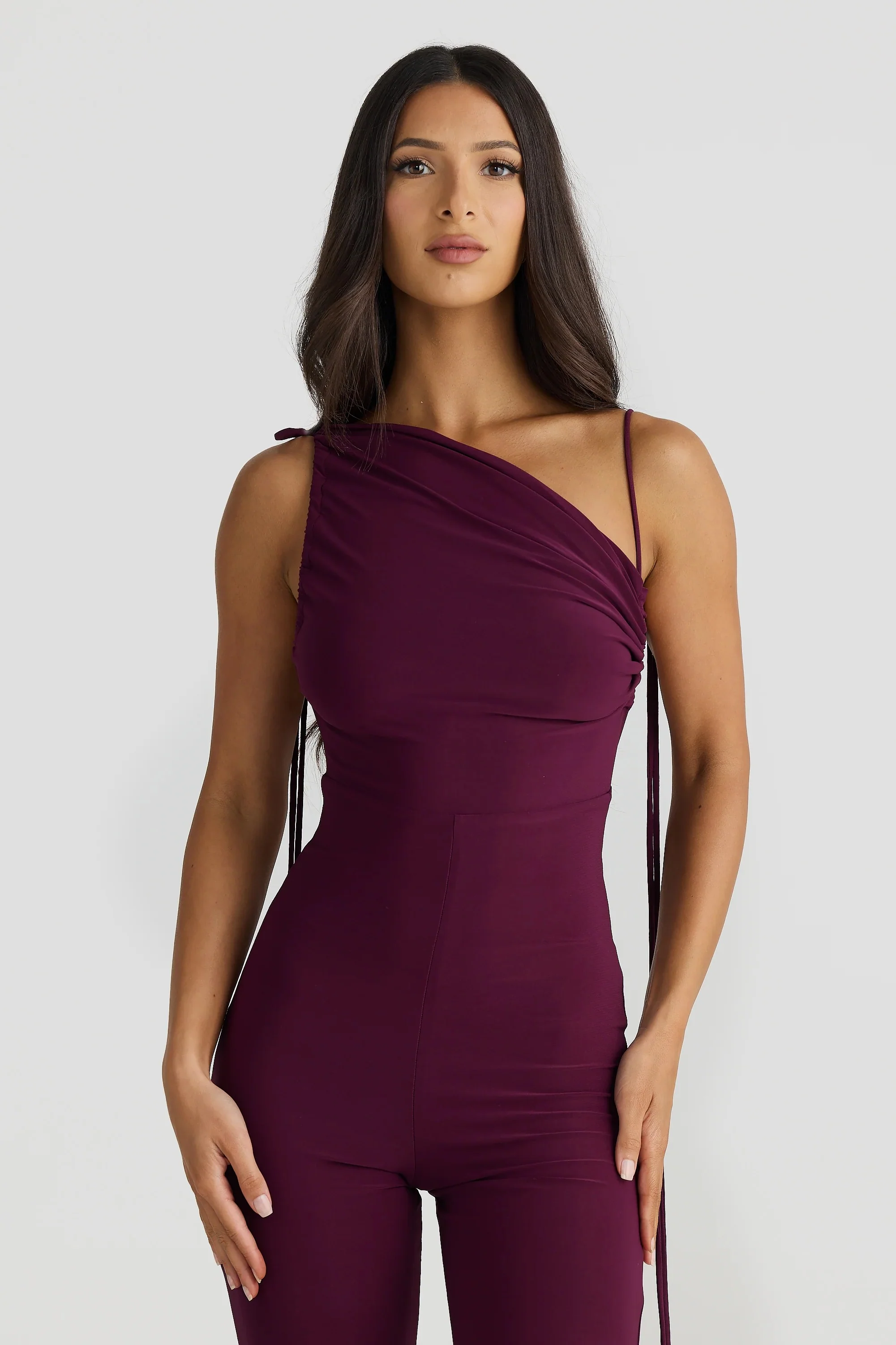 Selene Multi-Way Jumpsuit - Mulberry - Image 3