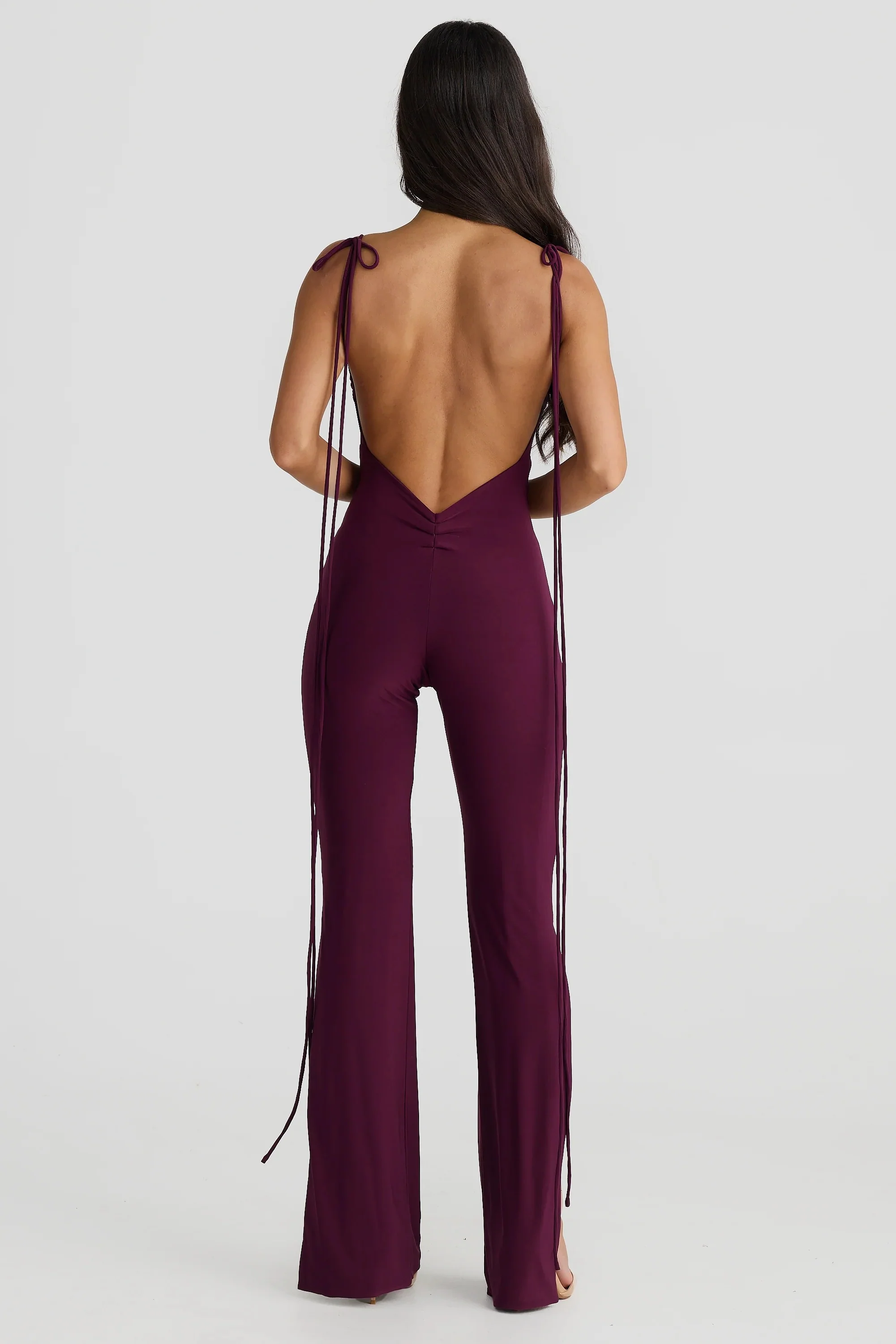 Selene Multi-Way Jumpsuit - Mulberry - Image 5