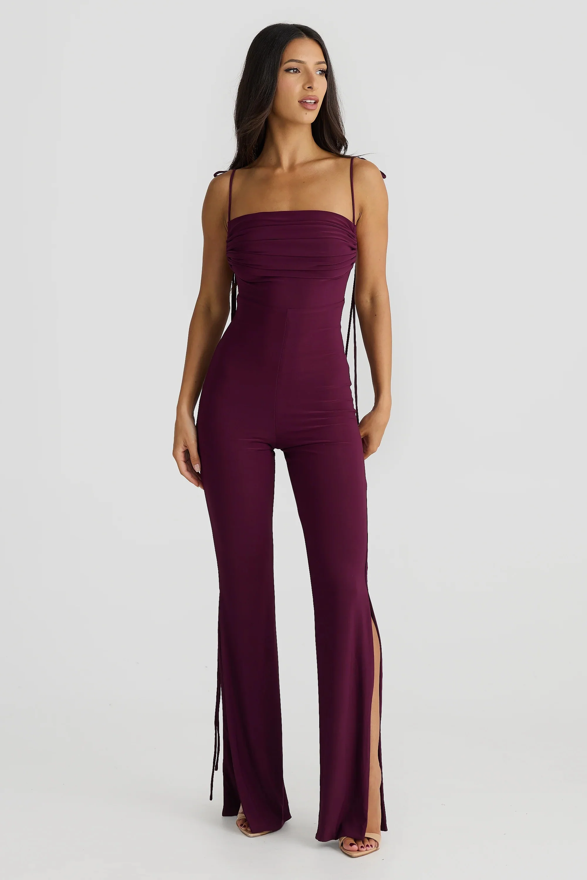 Selene Multi-Way Jumpsuit - Mulberry - Image 6