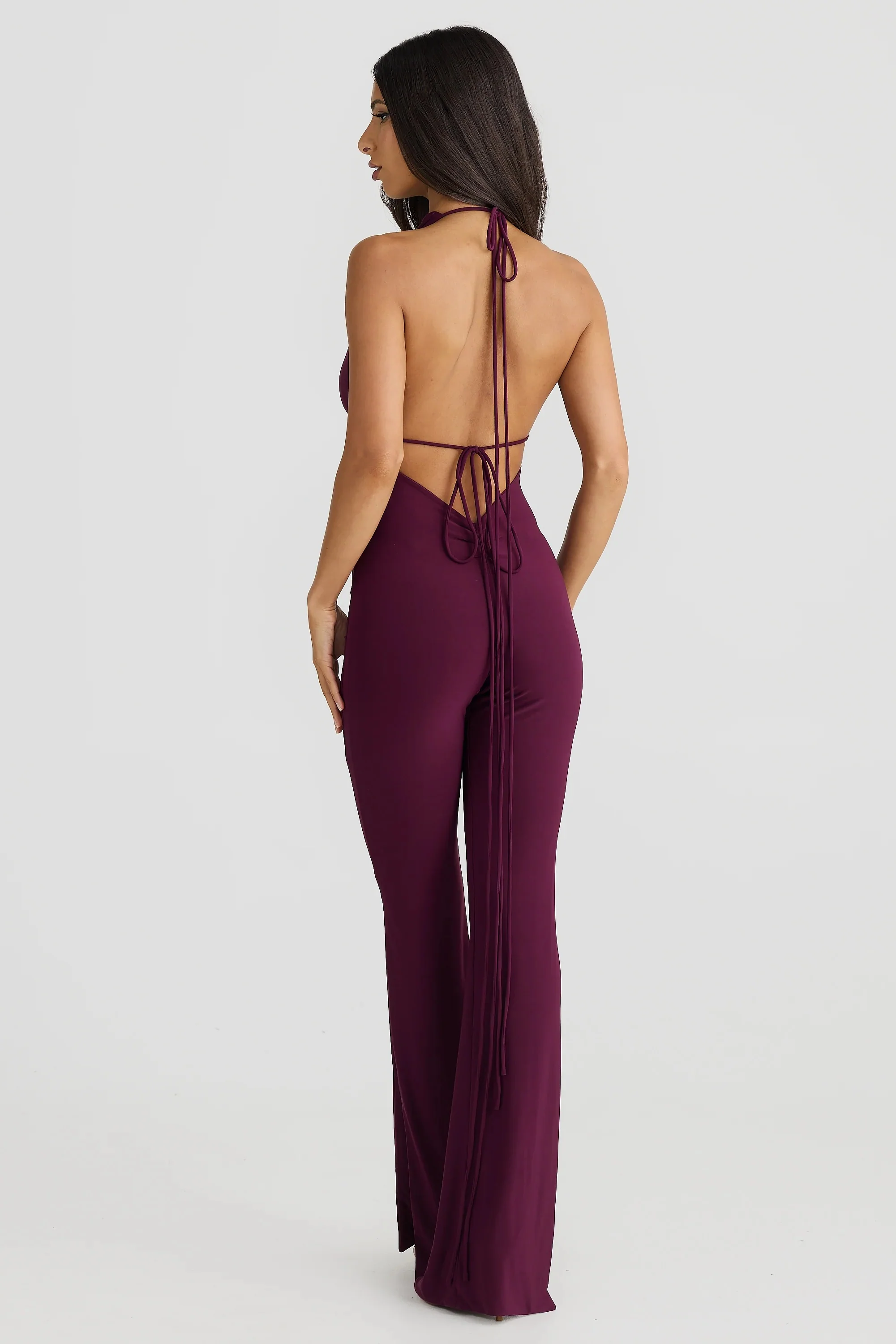 Selene Multi-Way Jumpsuit - Mulberry - Image 9