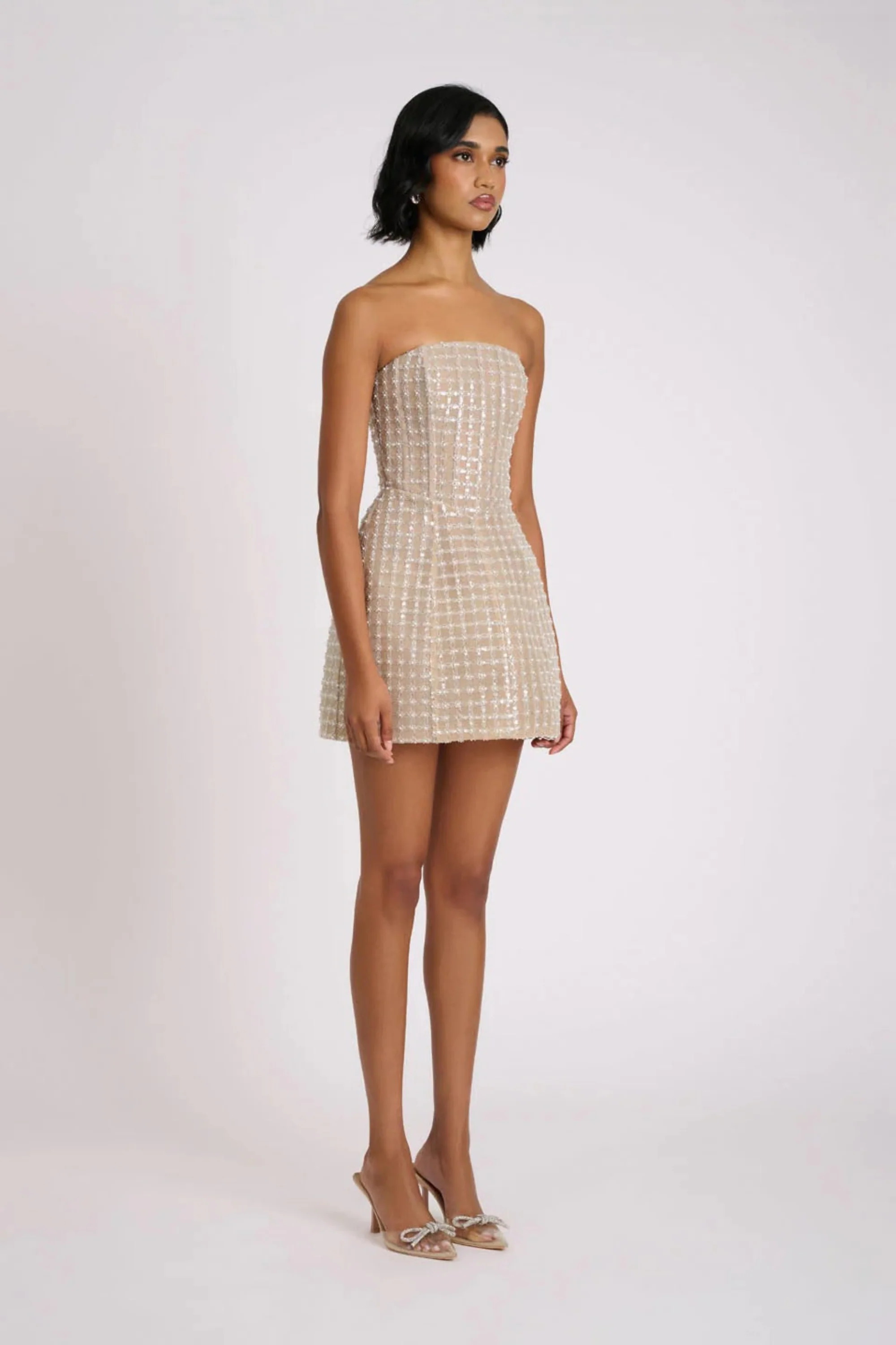 Serafina Dress - Beige - Image 3