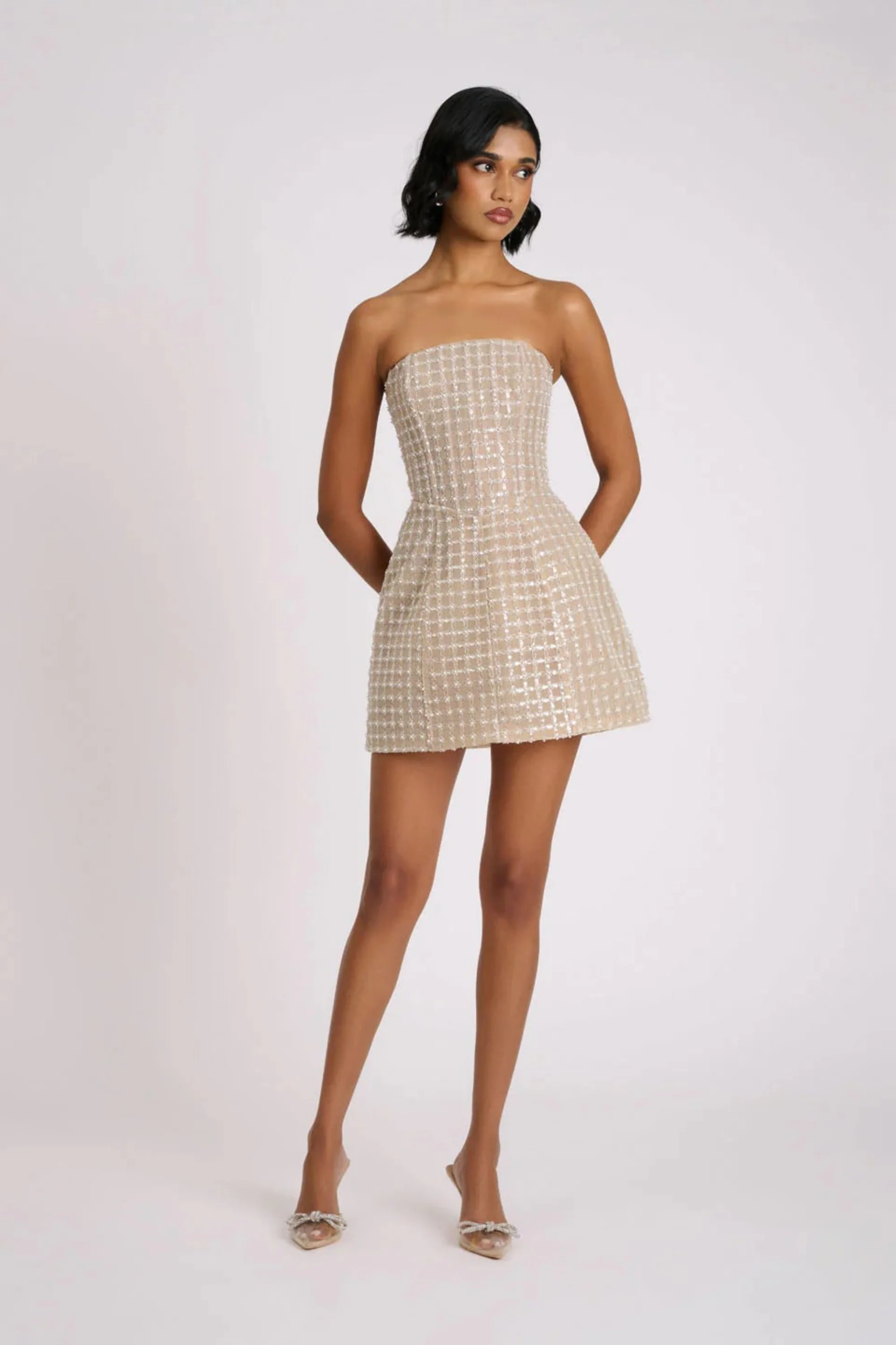 Serafina Dress - Beige - Image 4