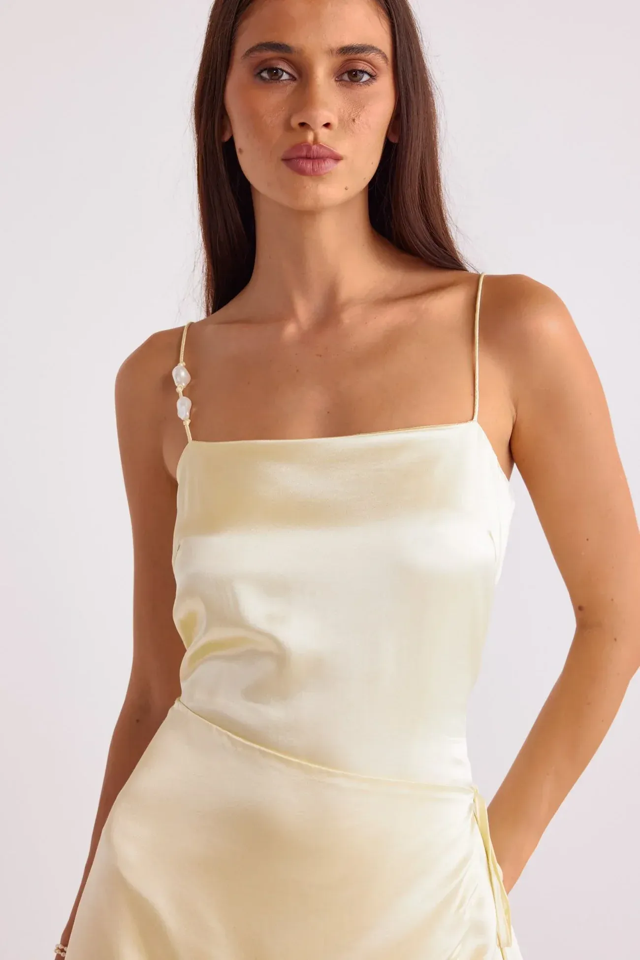 Sereira Mini Dress - Lemon - Image 5