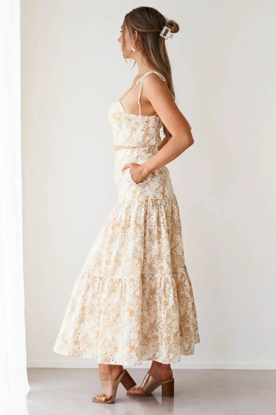 Seren Set - Yellow Floral - Image 3