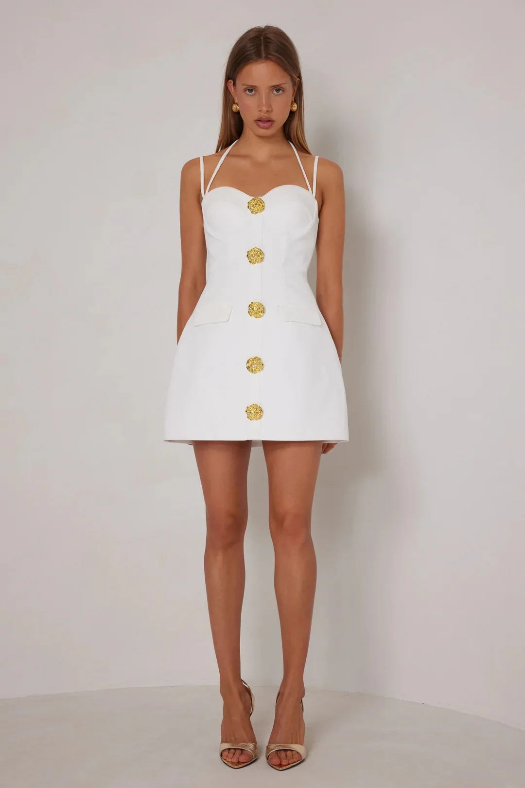 Serena Dress - White - Image 3