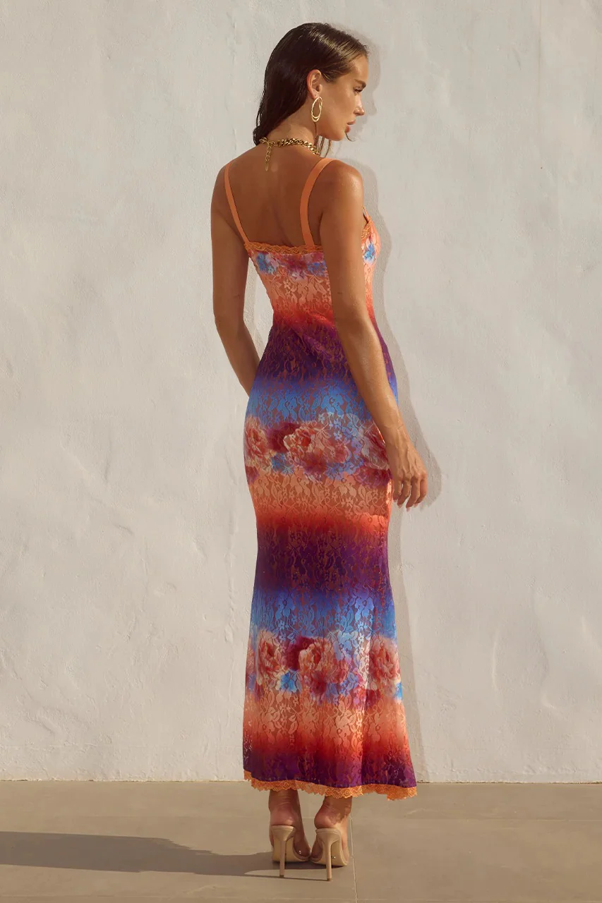 Serina Maxi Dress - Nadia Pink Ombre - Image 2