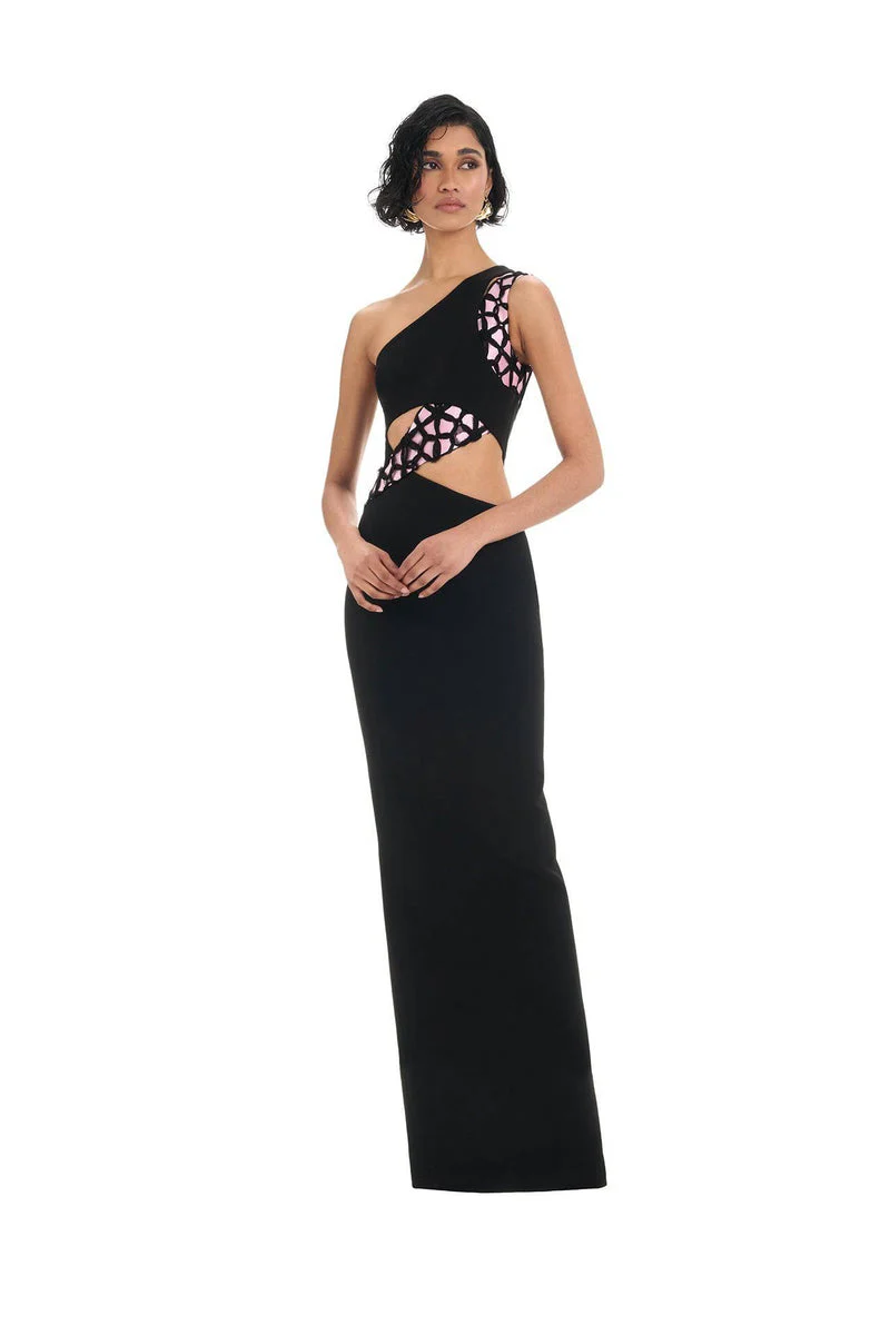 Shay Gown - Black/Pink - Image 4