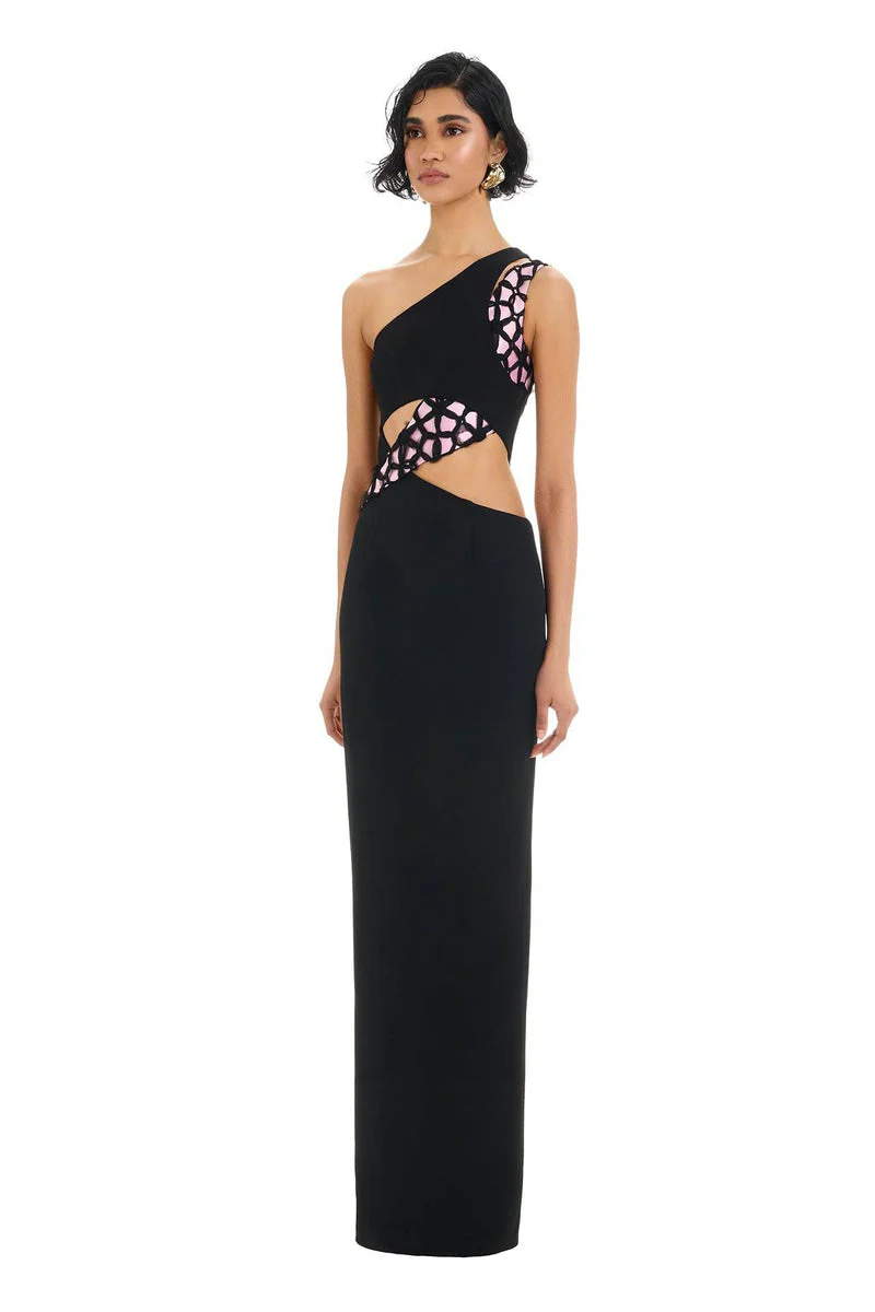 Shay Gown - Black/Pink - Image 5