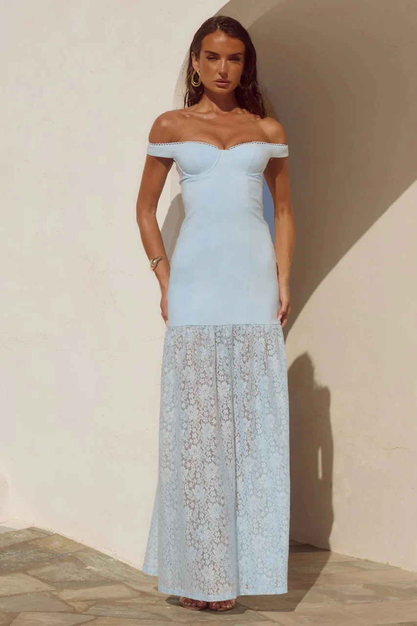 Shayla Maxi Dress - Bluebell - Image 4