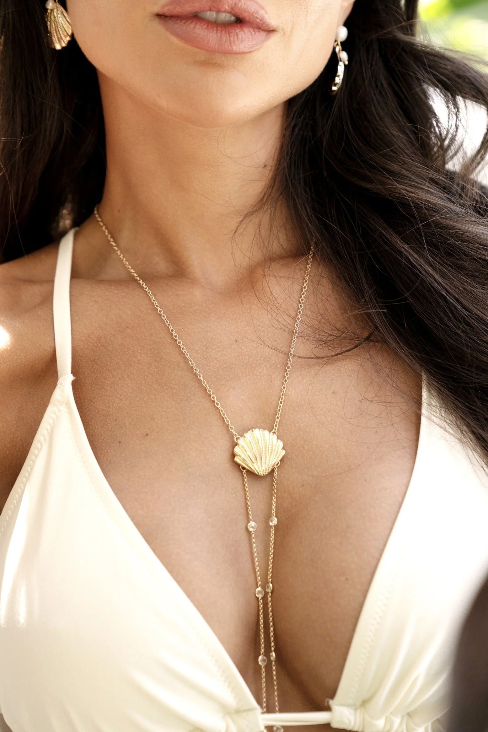 Shell Body Chain - Gold Tone - Image 3