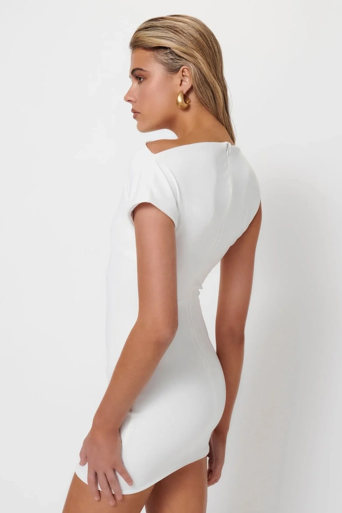 Shenise Dress - White - Image 2