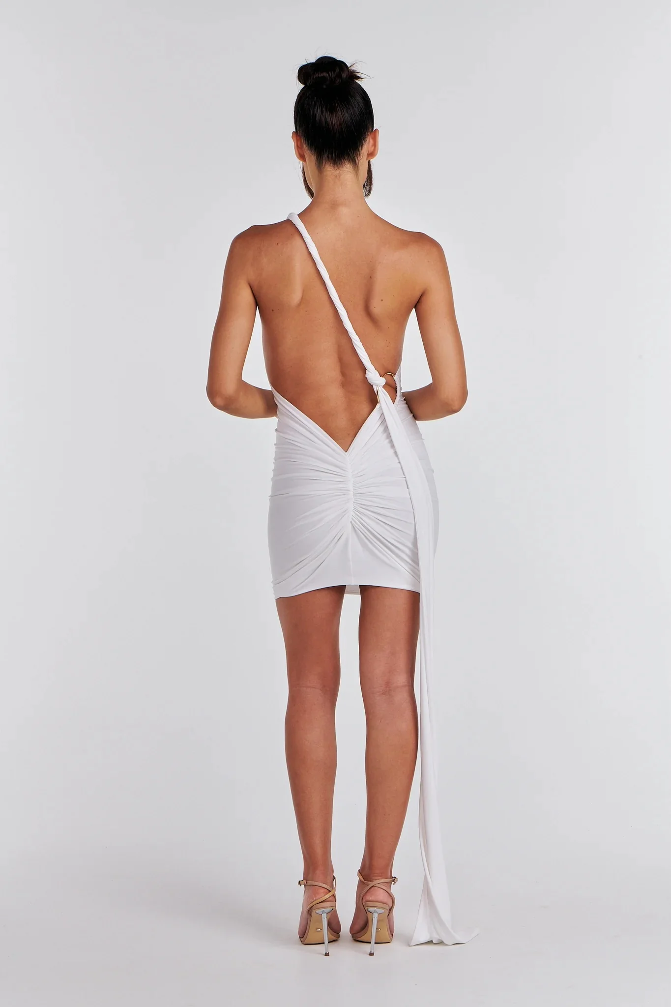 Siani Mini Dress - White - Image 4