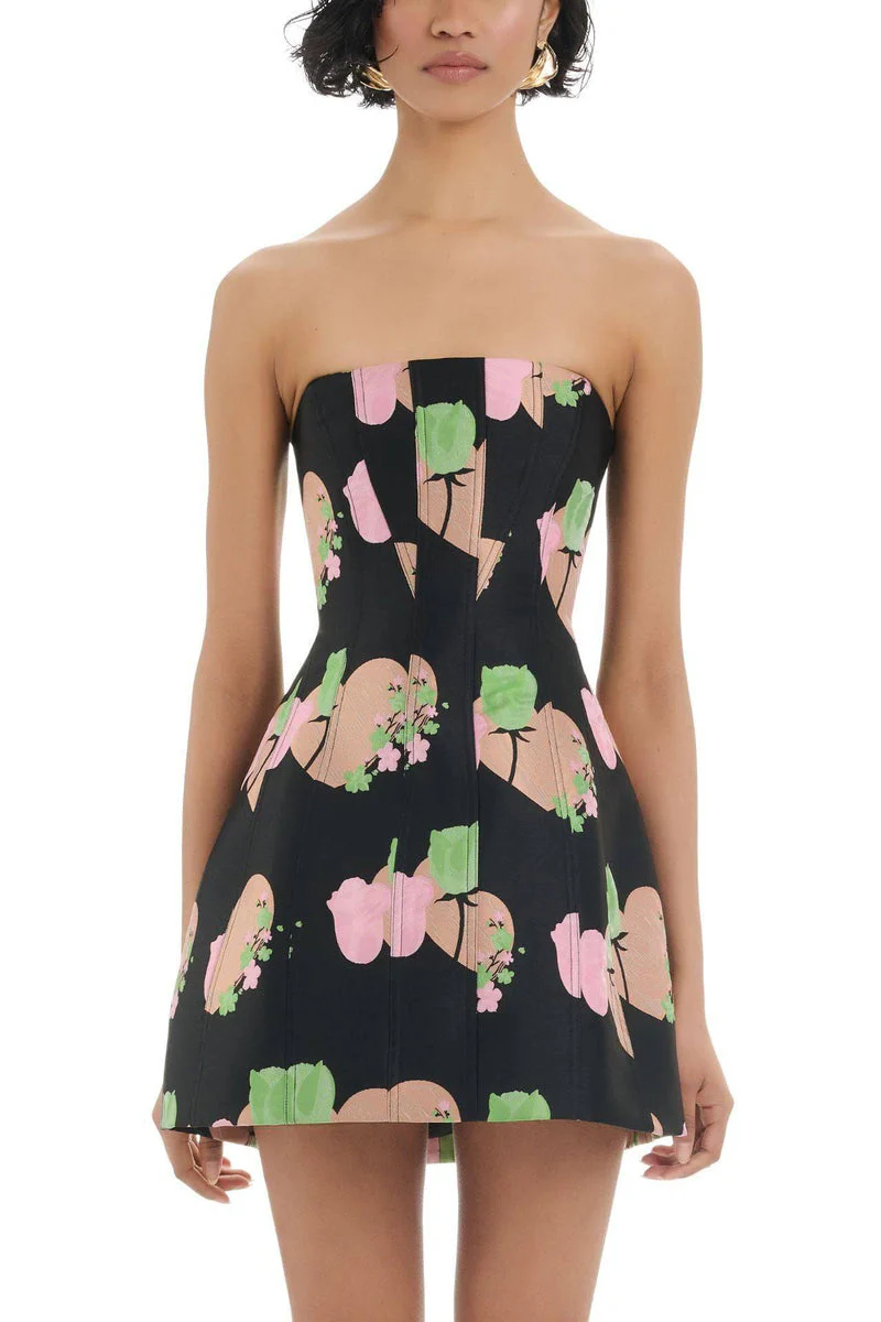 Sidney Dress - Black Print - Image 3