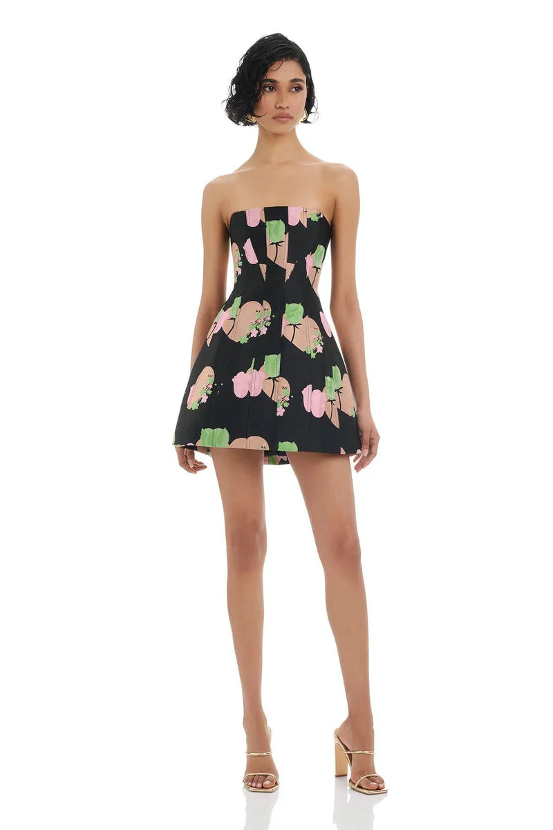 Sidney Dress - Black Print - Image 4
