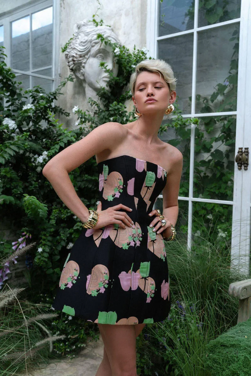 Sidney Dress - Black Print - Image 5