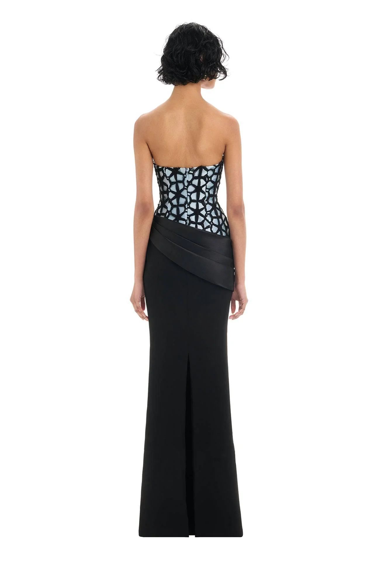 Sidonia Gown - Black/Blue - Image 2