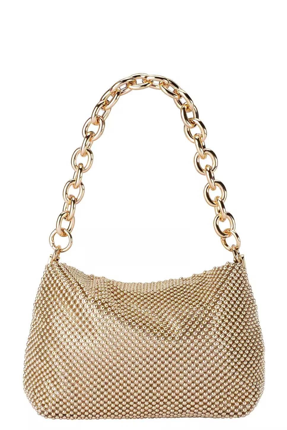 Skylar Ball Mesh Bag - Gold