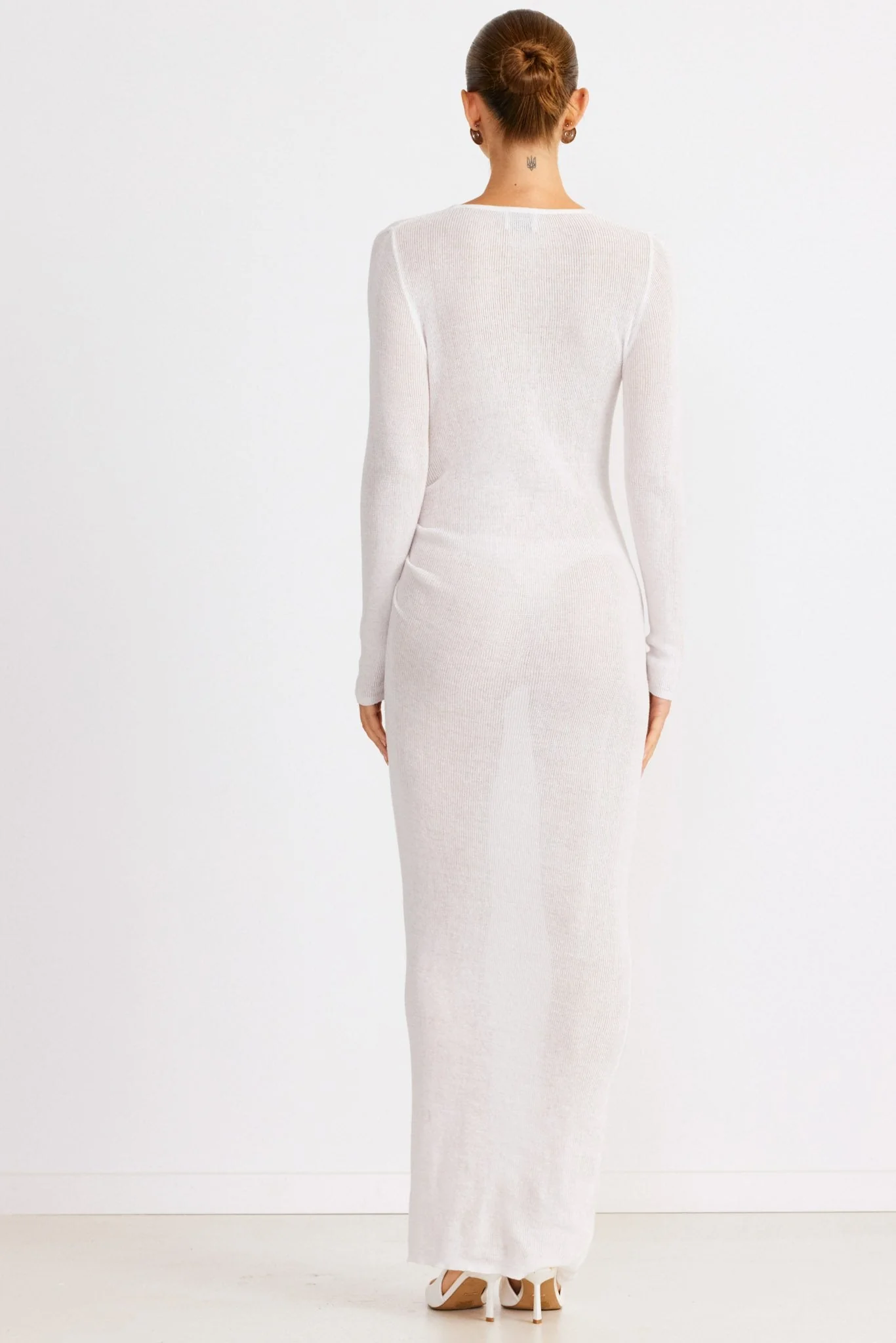 Sloane Maxi Dress - White - Image 2