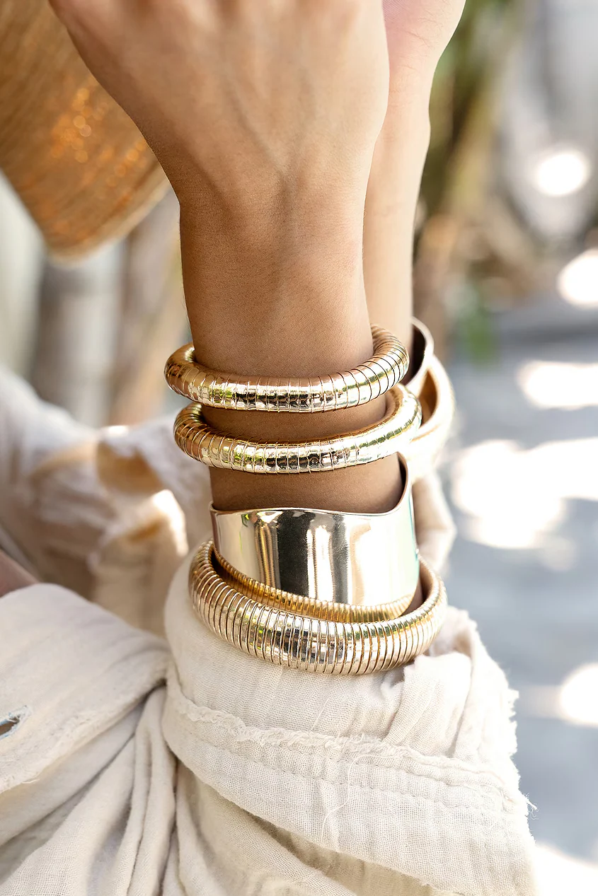 Smooth Cuff Bracelet - Image 2
