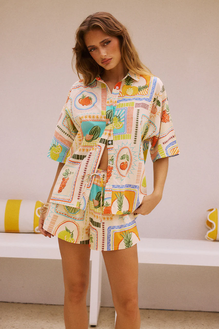 Solah Shirt - Agata Print - Image 4