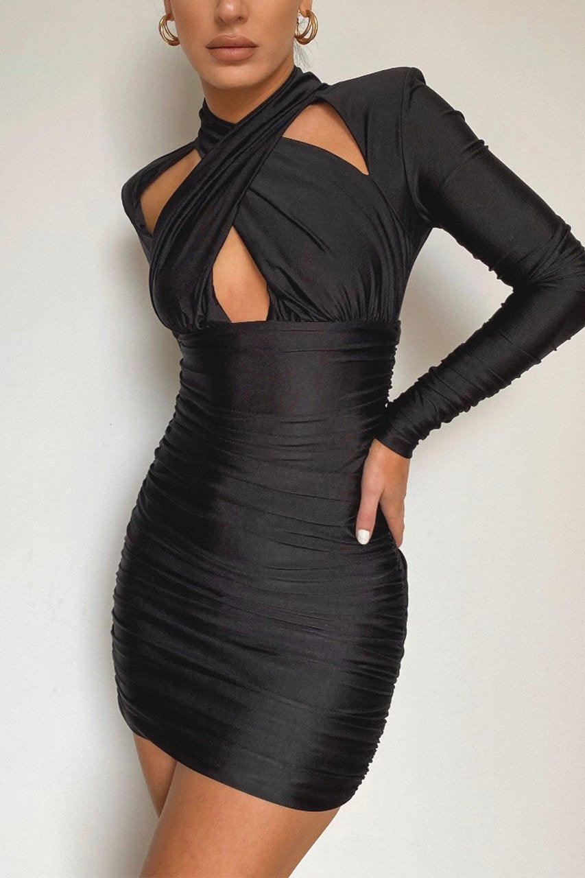 Solana Dress - Black - Image 3