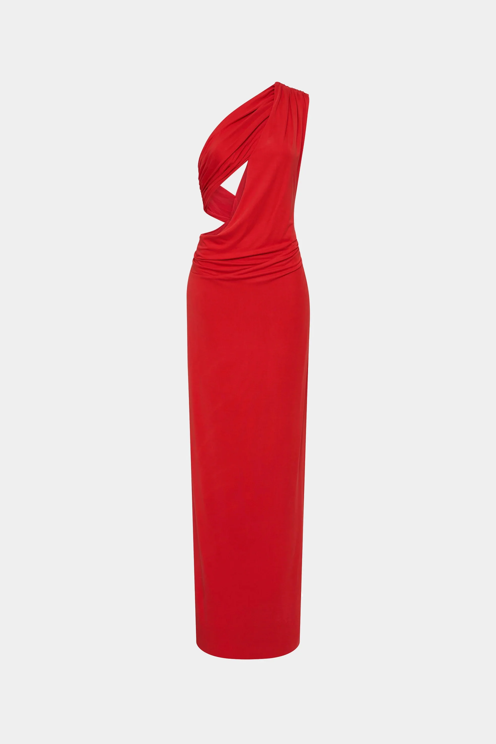 Misha Solstice Cupro Maxi Dress - Cherry - Image 6
