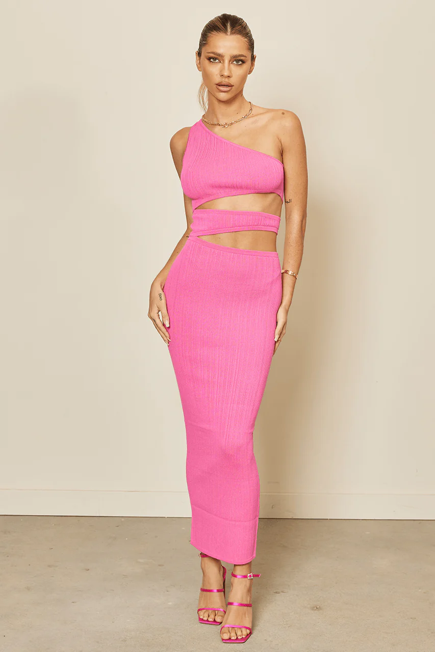 Soma Midi Dress - Pink - Image 4