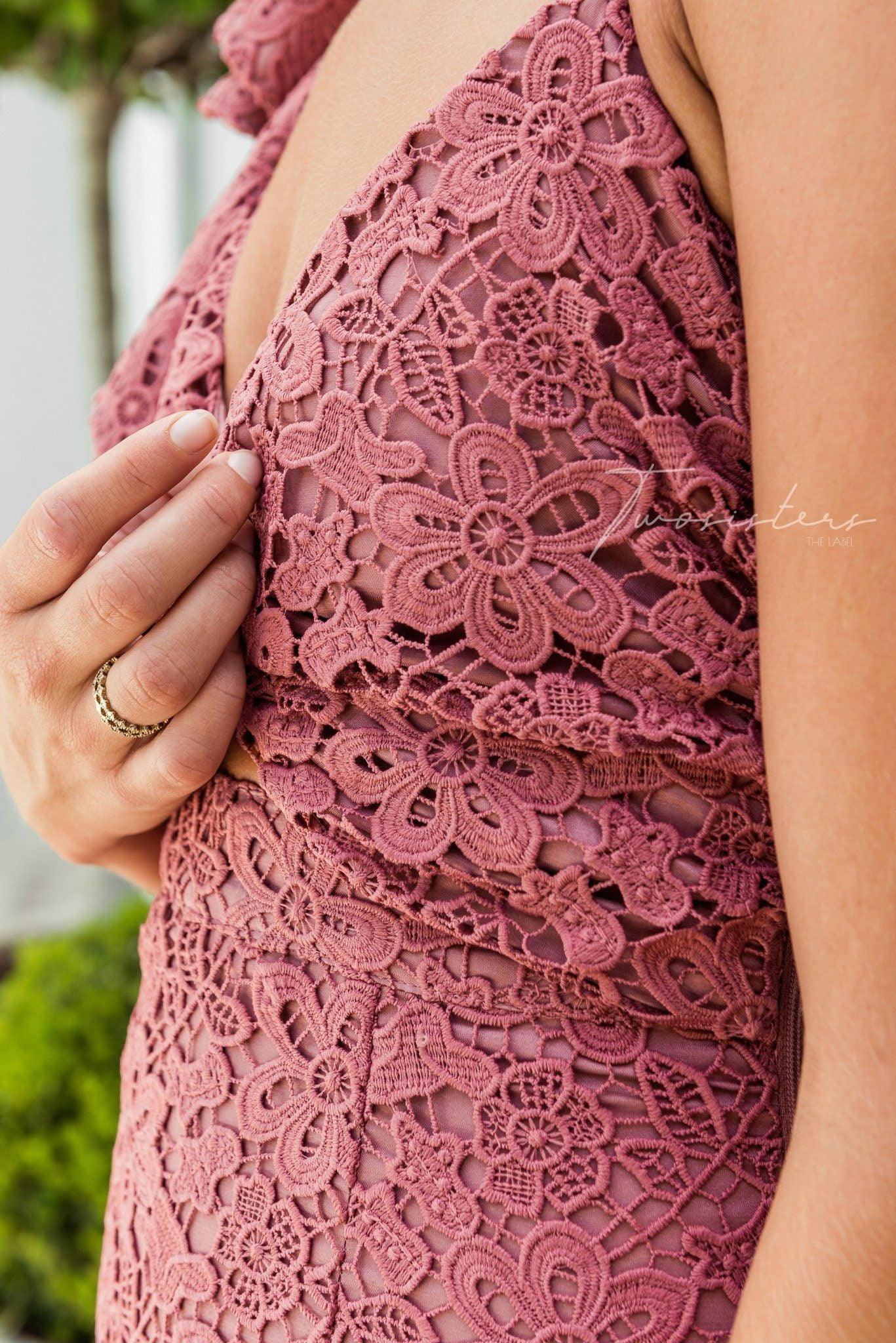 Sophia Dress - Mauve - Image 3